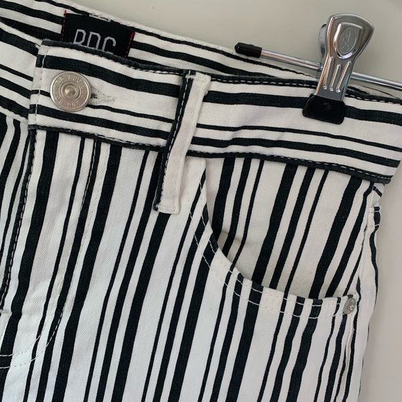 Urban Outfitters Jeans Urban Outfitters BDG High Rise Cropped Kick Flare Stripe - Picture 8 of 9